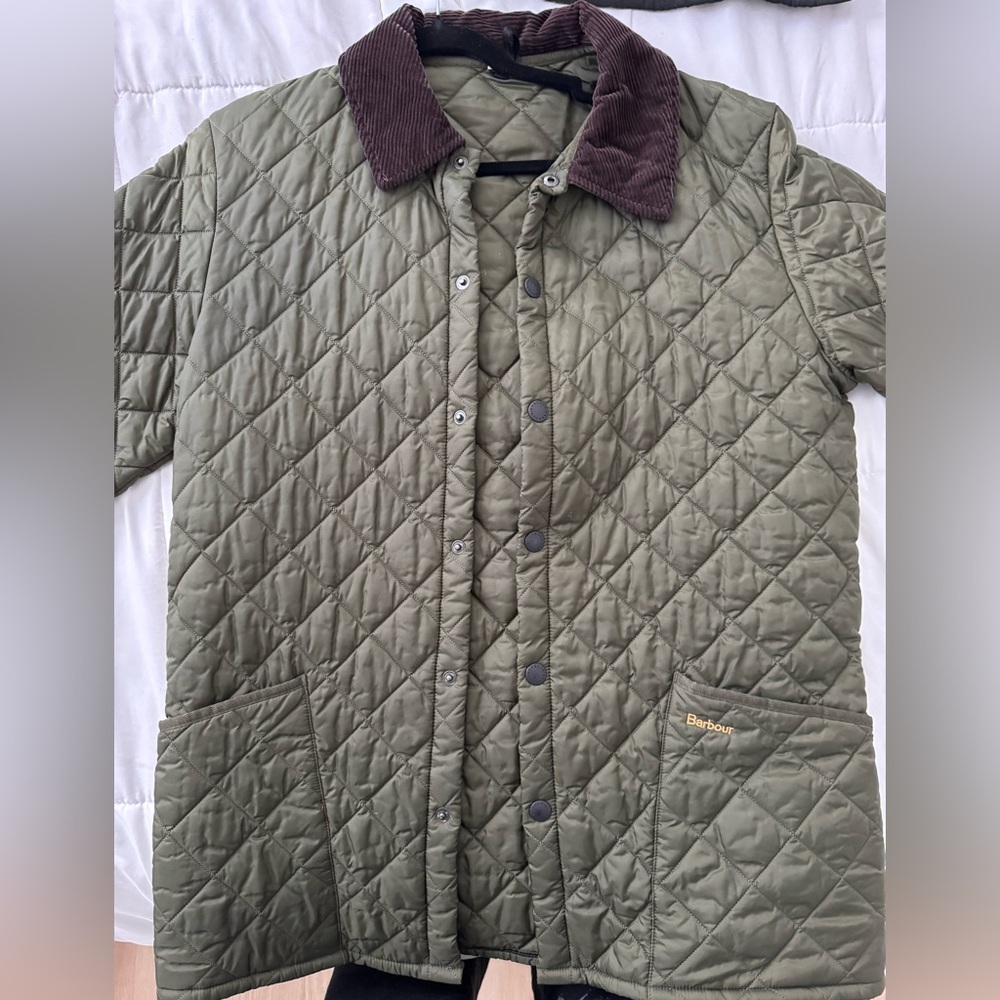 Barbour Khaki Quilted Men's Jacket